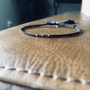 Simple single braided thin braceletThe Sophie Bracelet image 2
