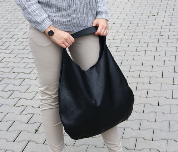 Vintage Multi Zipper Shoulder Bag Women's Soft Pu Leather - Temu