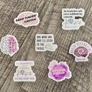 Stickers | Epilepsy | Brain | Surgery | Warriors | MRI | Brainwaves
