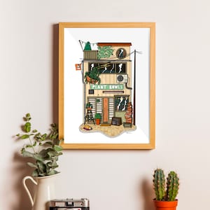 Japanese store front poster