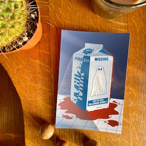 CARTE Halloween milk brick