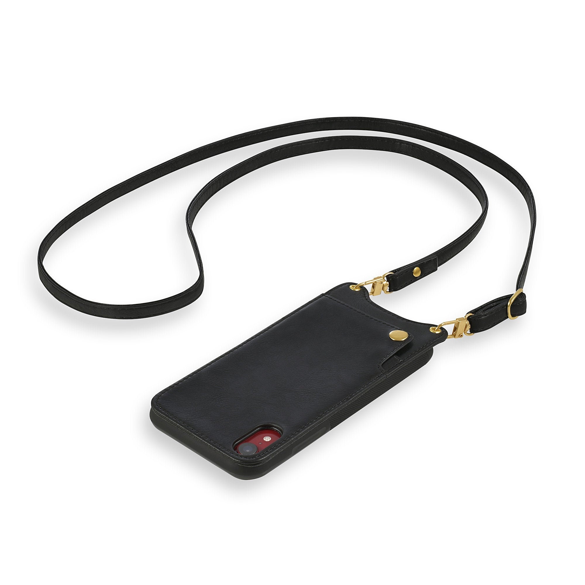 leather crossbody iphone case