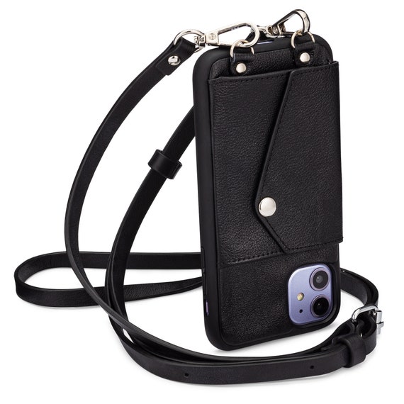 Source Wallet Lanyard Cross Body Crossbody Leather Phone Case With