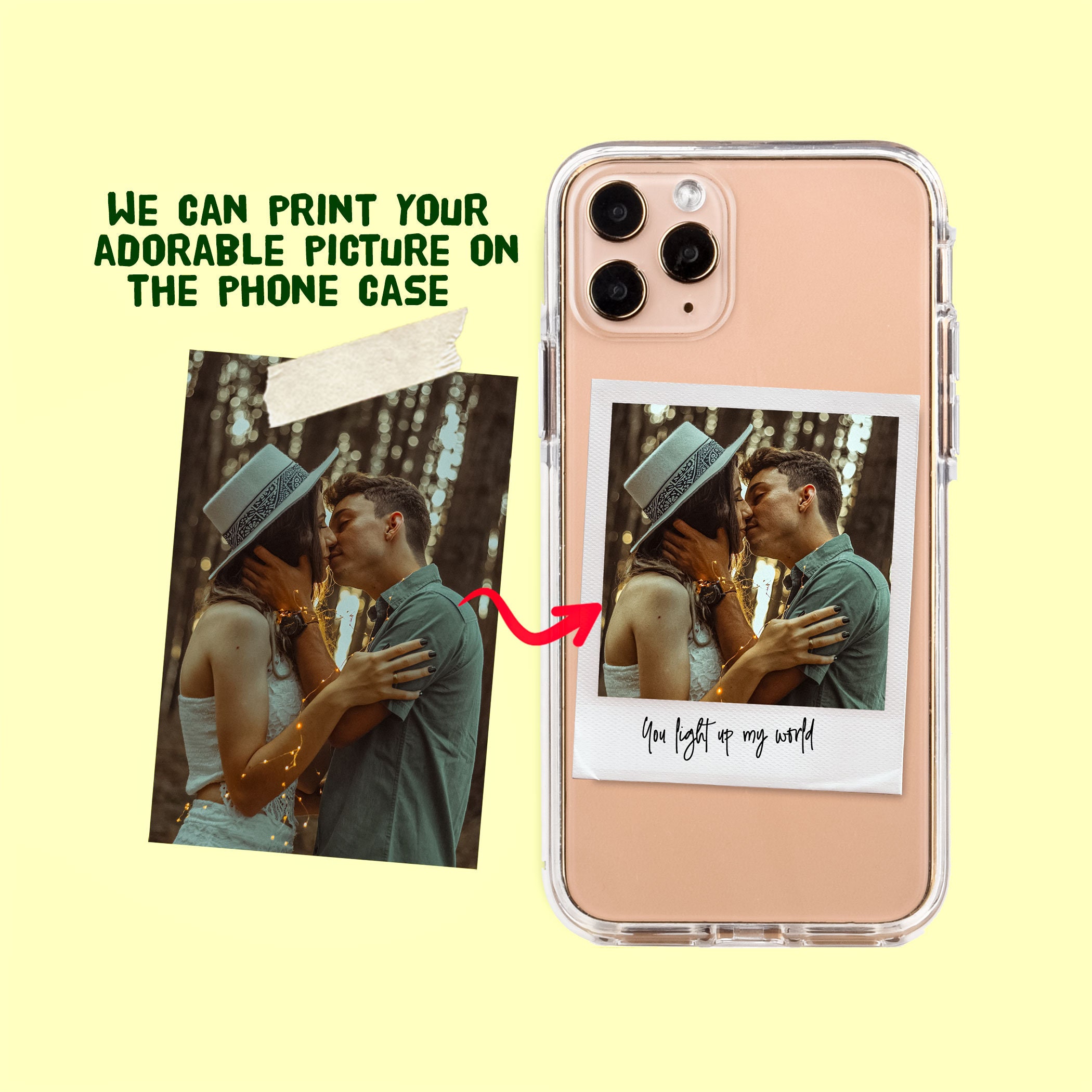 Polaroid Phone Case Iphone Polaroid Printer Case Custom Aesthetic