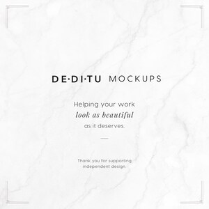 DEDITU mockups - helping your work look as beautiful as it deserves