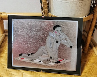 Láminas artísticas Pierrot Hologram, años 80, Pierrot Love, como Mira Fujita, Duvex England