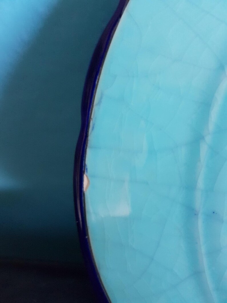 Sensational plate by Emaux de Longwy
