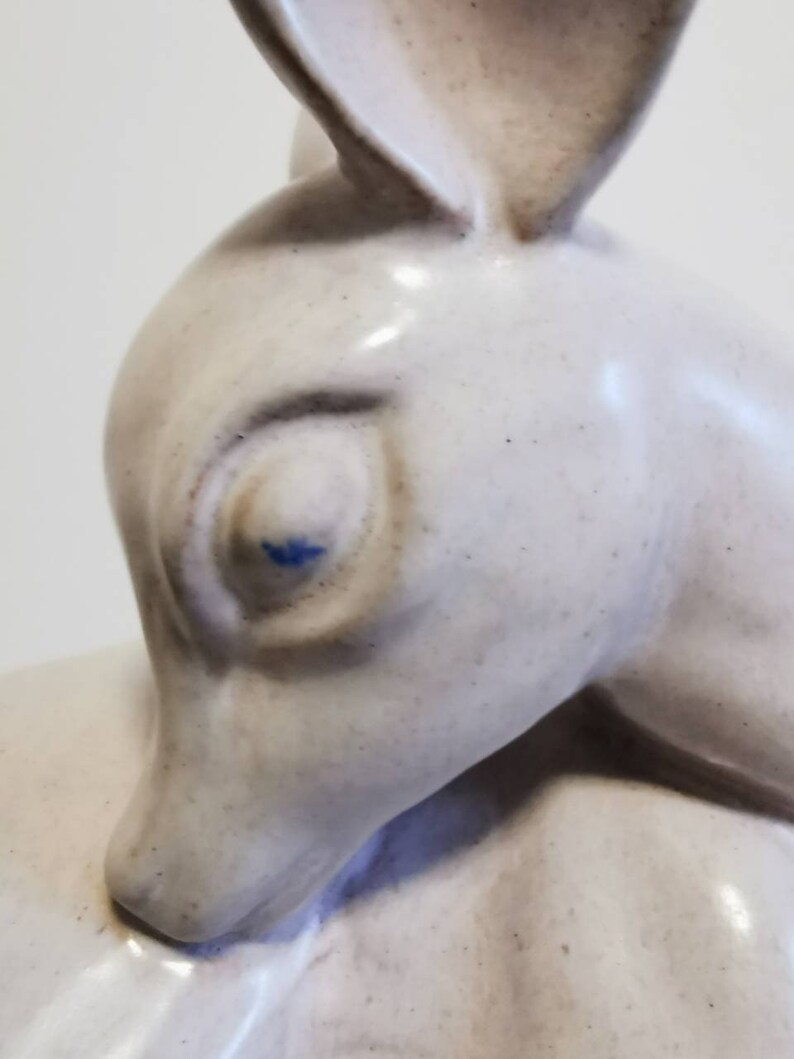 Large Bambi studio ceramic from Sweden from the company Gabriel adorable ceramic roe deer with big eyes