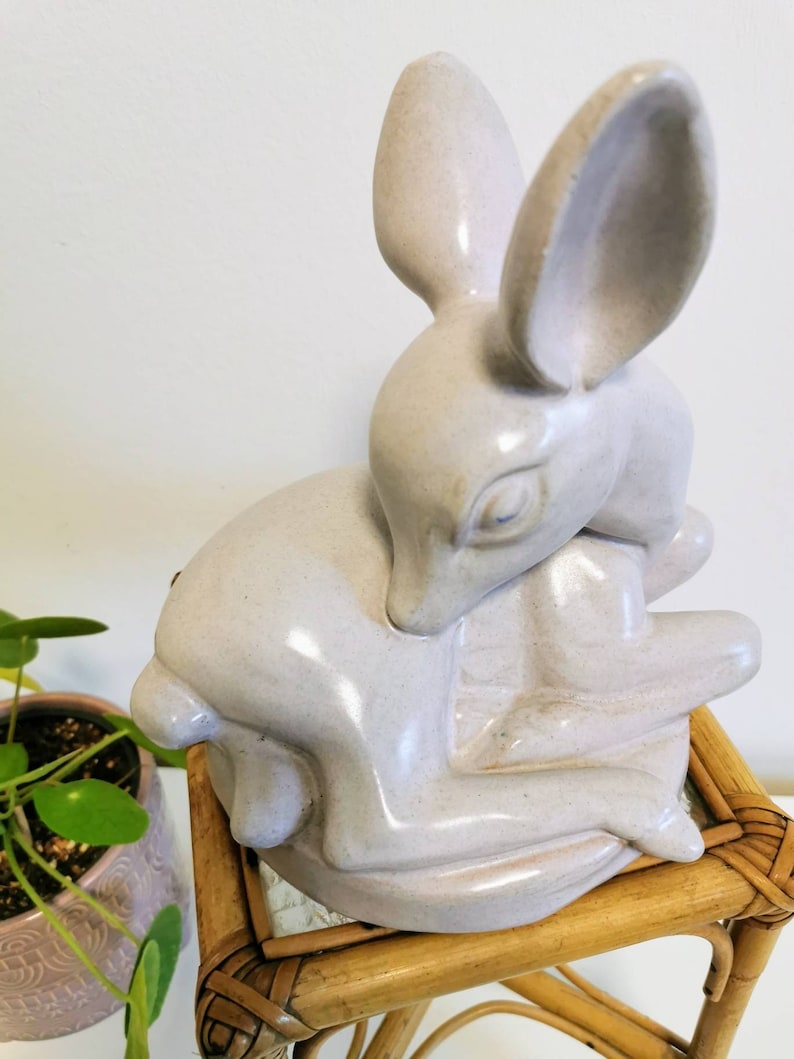 Large Bambi studio ceramic from Sweden from the company Gabriel adorable ceramic roe deer with big eyes