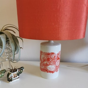 Rörstrand table lamp, Sweden ceramics designed by Olle Alberius, made in Sweden 1960-1970