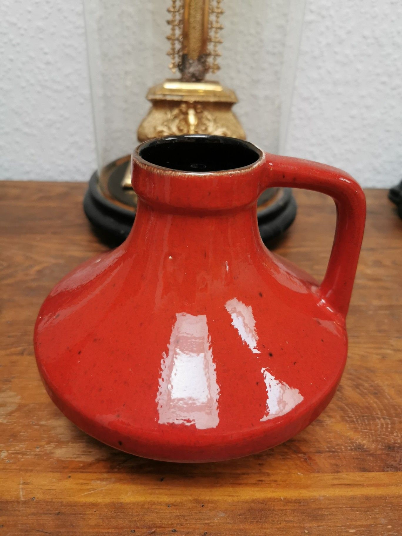 JOPEKOのFat Lava花瓶、刻印47/15、美しい陶器のピッチャー、豊かな