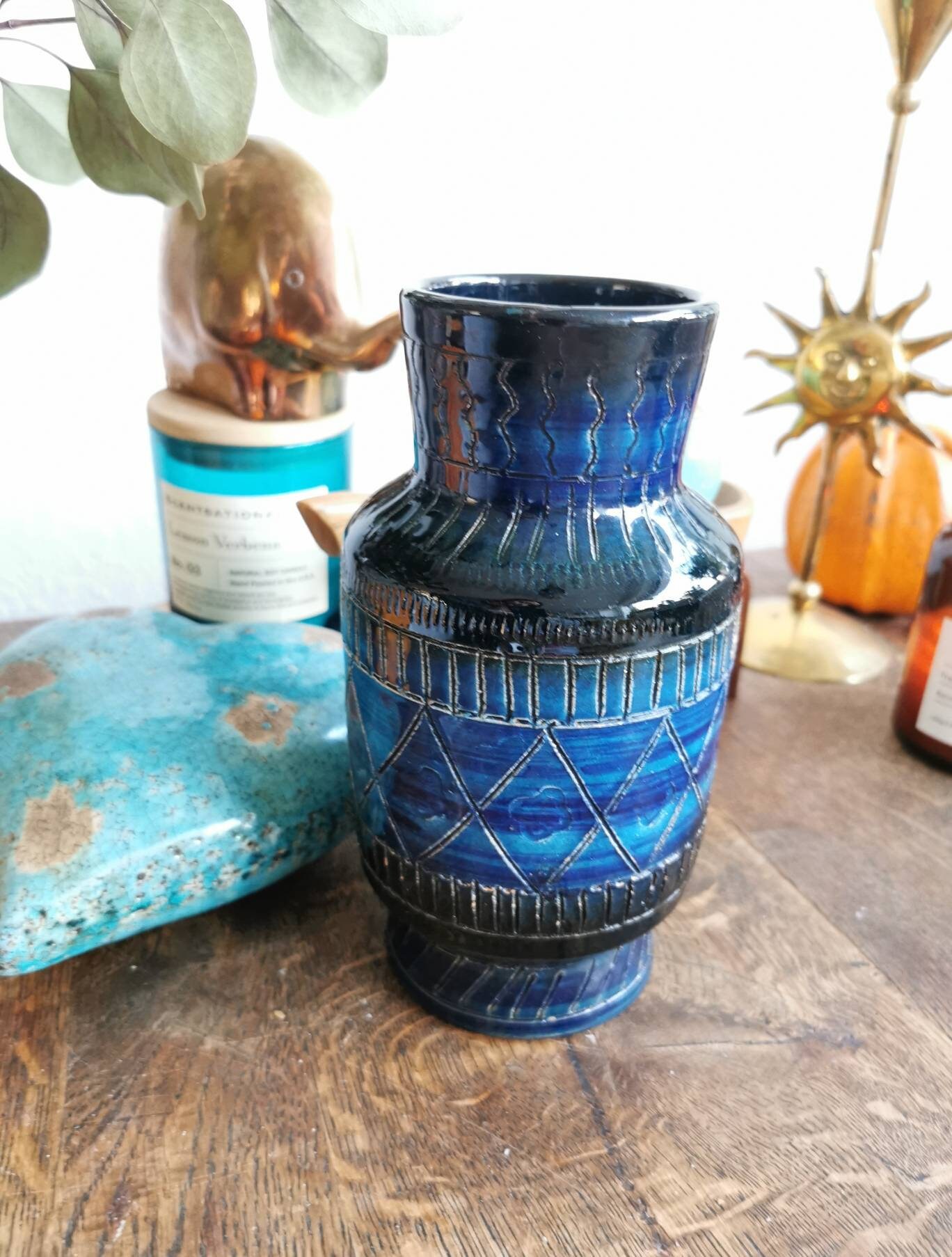 italy ビトッシ/リミニブルー 花瓶 Amazon.co.jp: 【BITOSSI（ビトッシ社） リミニブルー】 花瓶 Φ10xH9cm