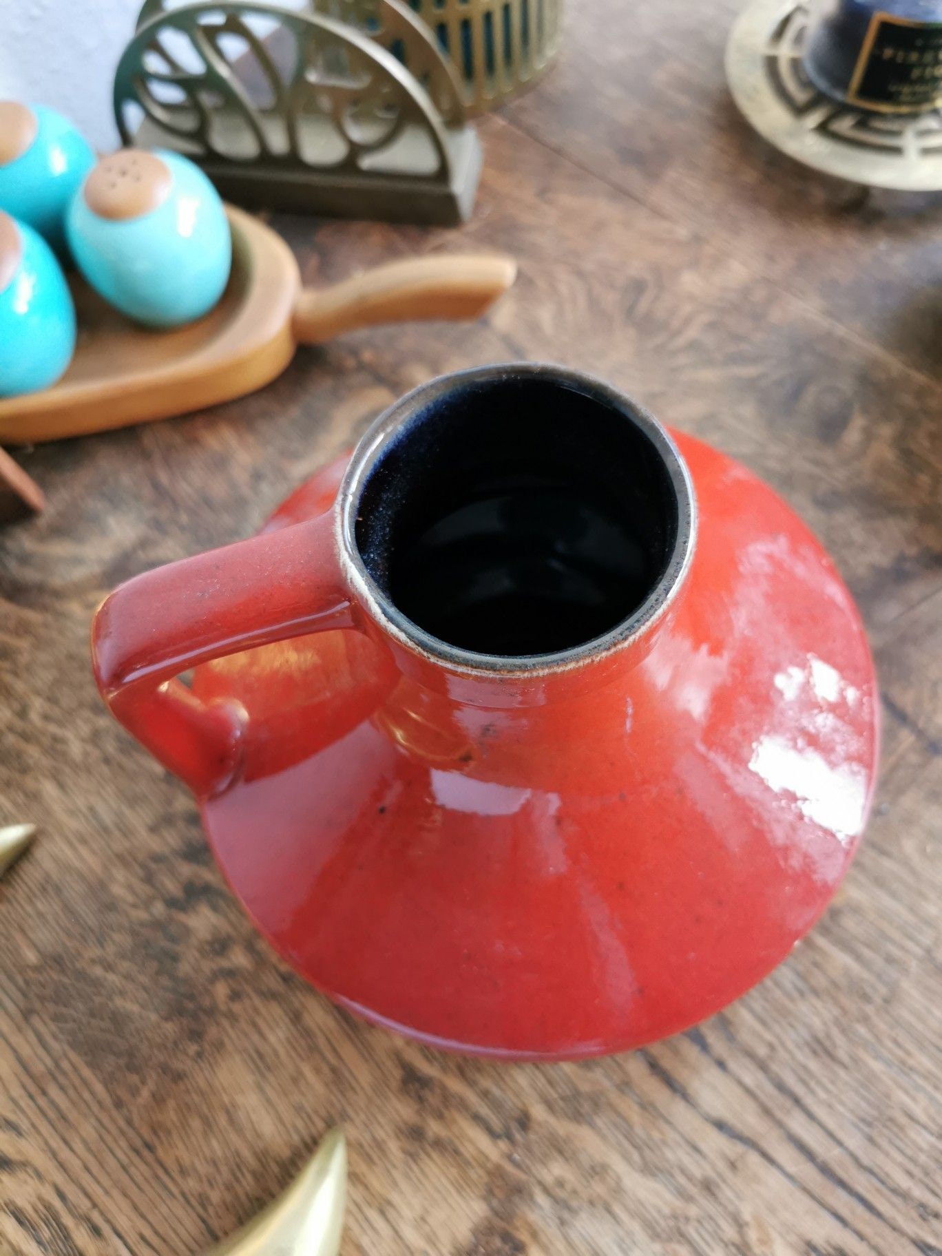 JOPEKOのFat Lava花瓶、刻印47/15、美しい陶器のピッチャー、豊かな