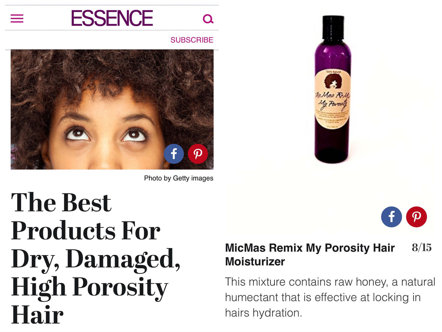 My Porosity Specialized For Low Porosity Hair To Absorb All The