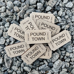 Ticket to Pound Town | Valentine’s Day Gift | Husband Gift | Wife Gift | Funny Spouse Gift