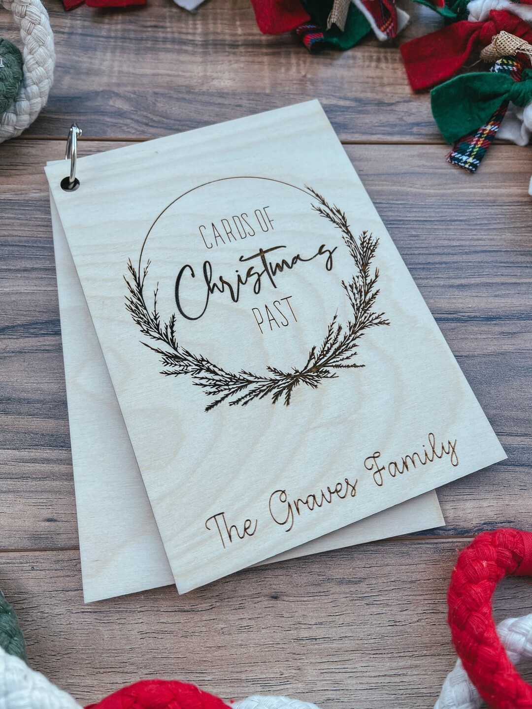 Christmas Card Holder, Christmas Card Organizer, Christmas Card Keeper