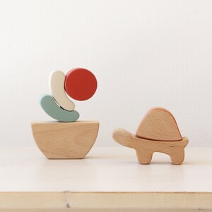 Carnation flower pot, pretend play, open ended play, wooden toys, Gardening set, wooden animals, wooden flowers