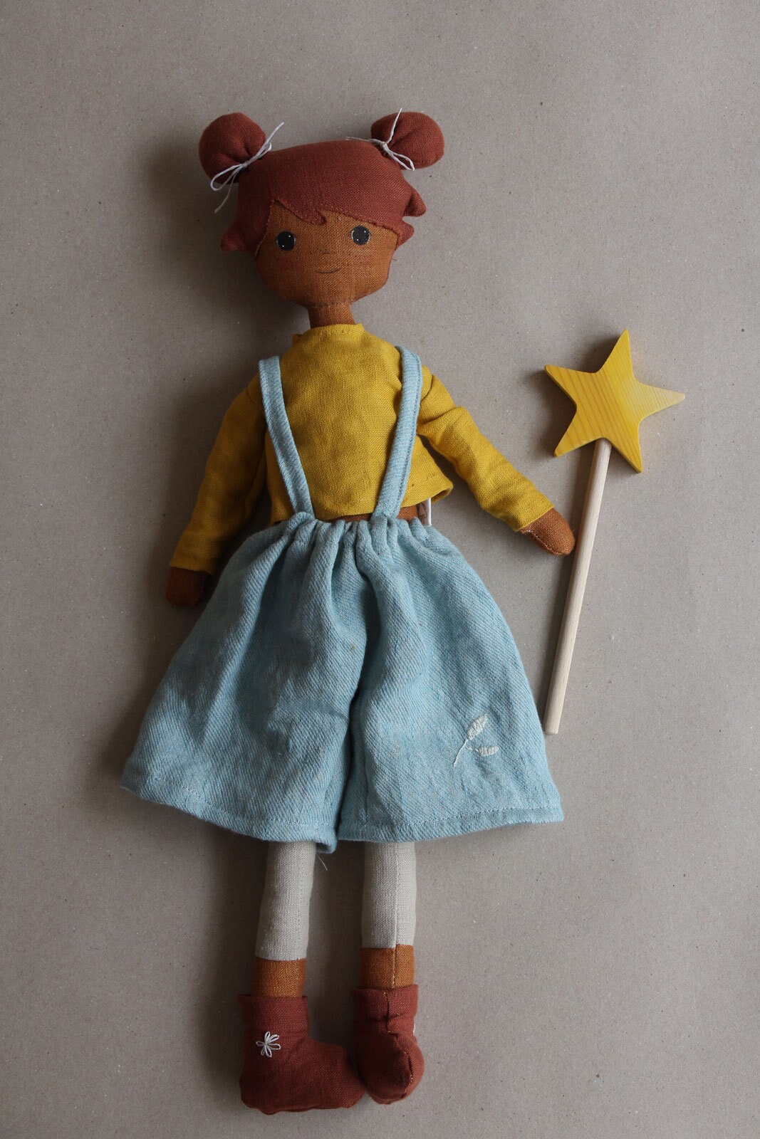 Handmade fabric doll