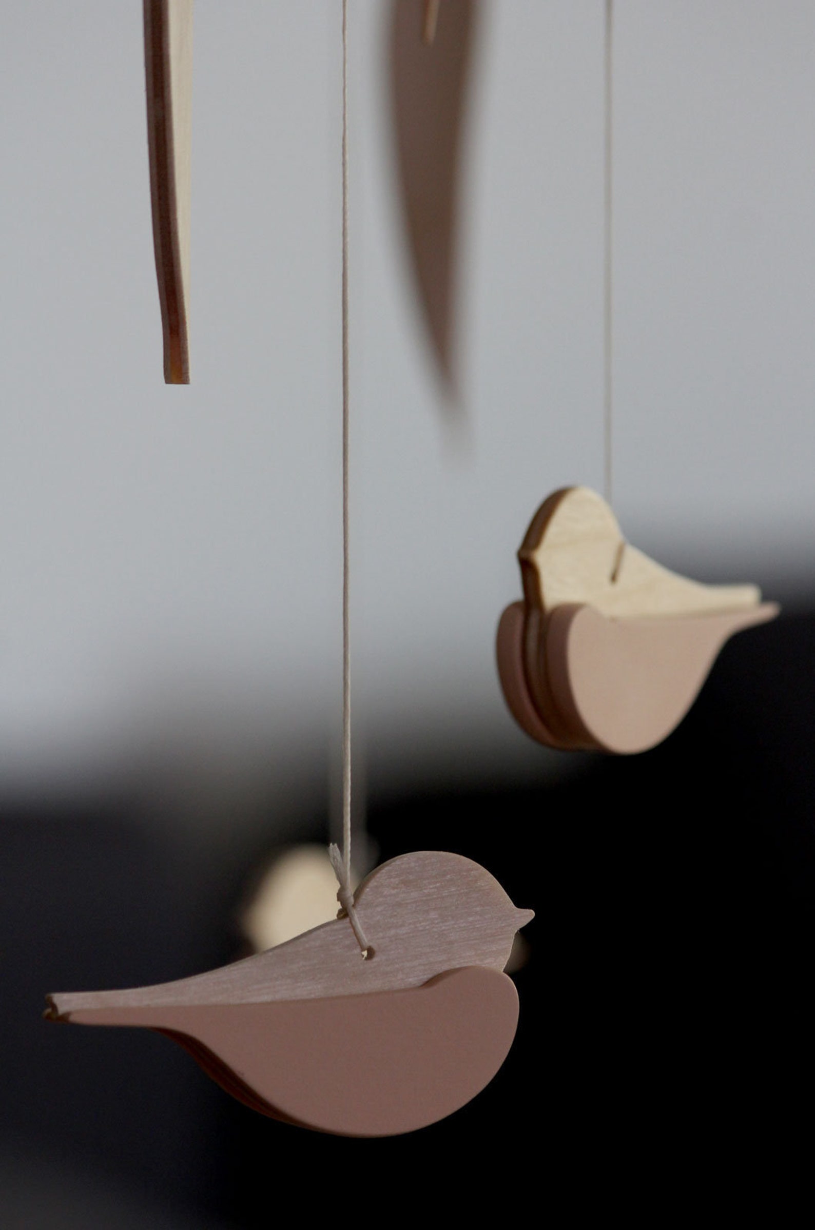 Handmade Wooden Mobile Birds Mobile Crib Mobile Baby Etsy
