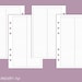 PRINTABLE Half Letter Size Planner Basics Insert Pack Clean ...