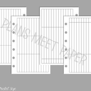 PRINTABLE Pocket Size Planner Basics Insert Pack | Clean ...