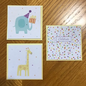 Enclosure Cards - Celebrate  (choose one)