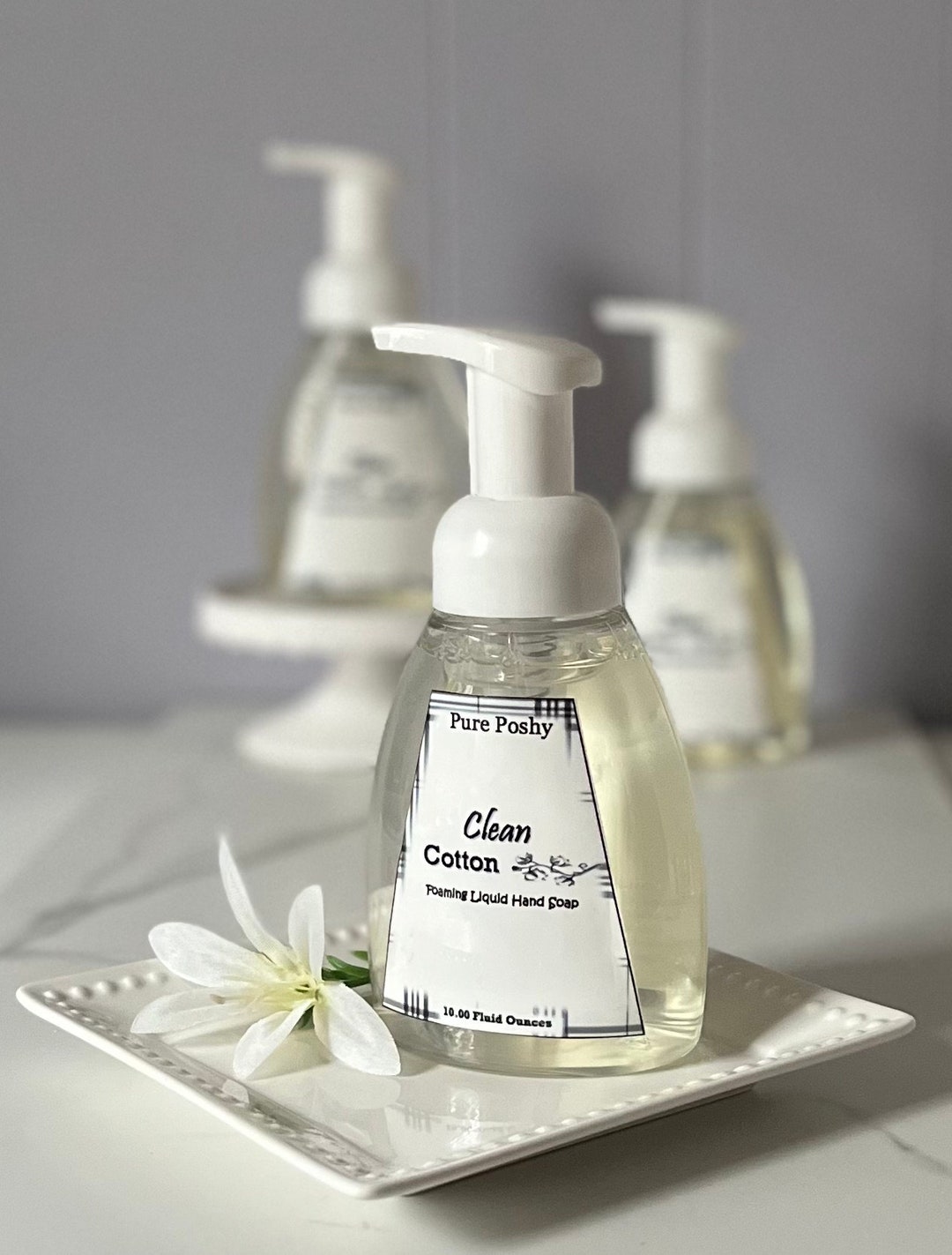 Foaming Liquid Hand Soap Vegan 10.00 Fluid Ounces Has Rich Etsy