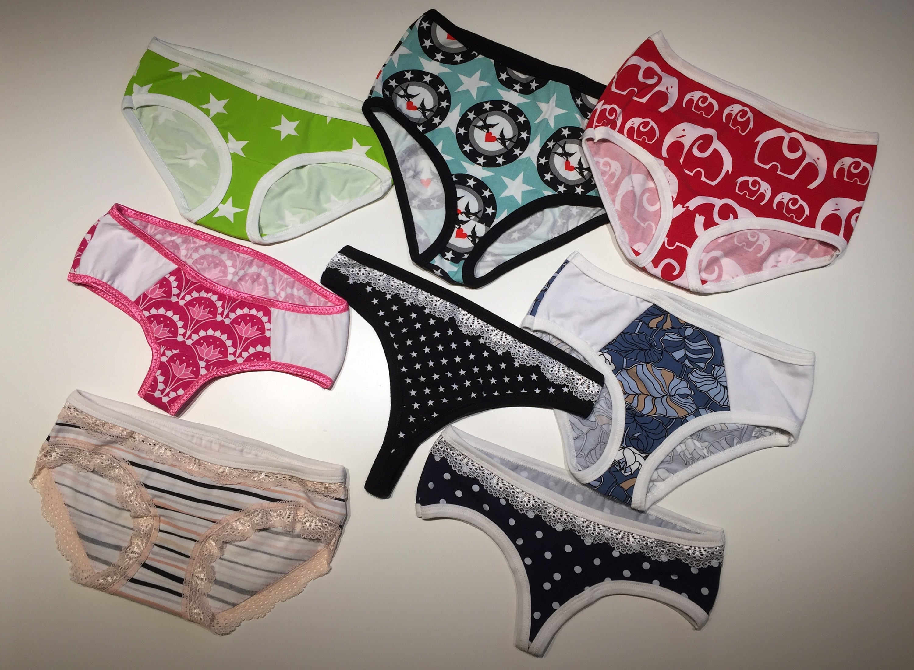 PDF pattern. Double set. Lady Undies/Boxers Lingerie. Size | Etsy