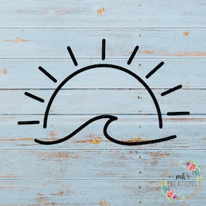 Sun and Wave | Water | Sunshine | Digital Download