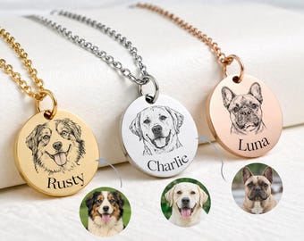 Dog Remembrance Necklace, Pet Memorial Necklace, Dog Memory Necklace, Sympathy Gift for Dog Loss, Custom Dog Jewelry