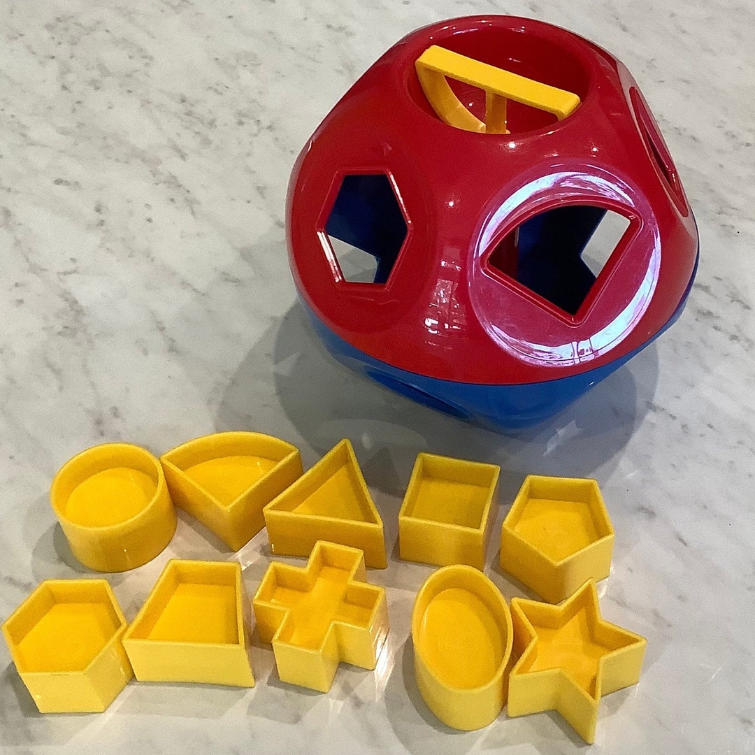Vintage TUPPERWARE SHAPE O Ball Shape Sorter Tuppertoy as Etsy