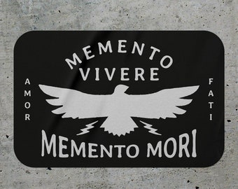 Stoic Muse Memento Vivere Amor Fati Memento Mori Sticker