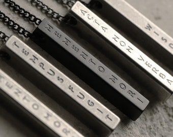 Stoic Necklace Bar Pendant Collection