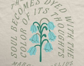 Marcus Aurelius The Soul Becomes Dyed with the Color of Its Thoughts Unisex T-Shirt