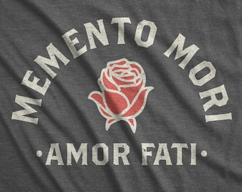 Memento Mori Amor Fati | Stoic Quote | Unisex T-shirt