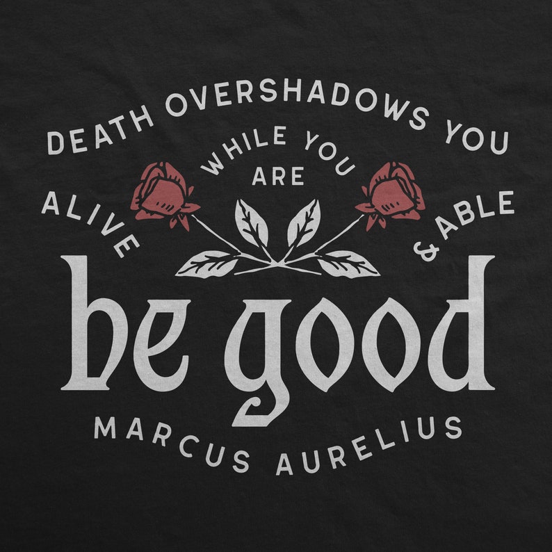 Marcus Aurelius Stoic Quote Unisex T-Shirt image 1