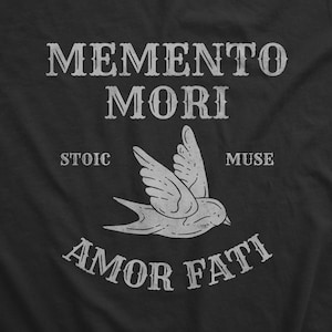 Amor Fati | Memento Mori | Sparrow Graphic | Unisex T-shirt