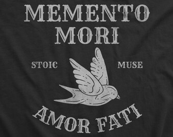 Amor Fati | Memento Mori | Sparrow Graphic | Unisex T-shirt