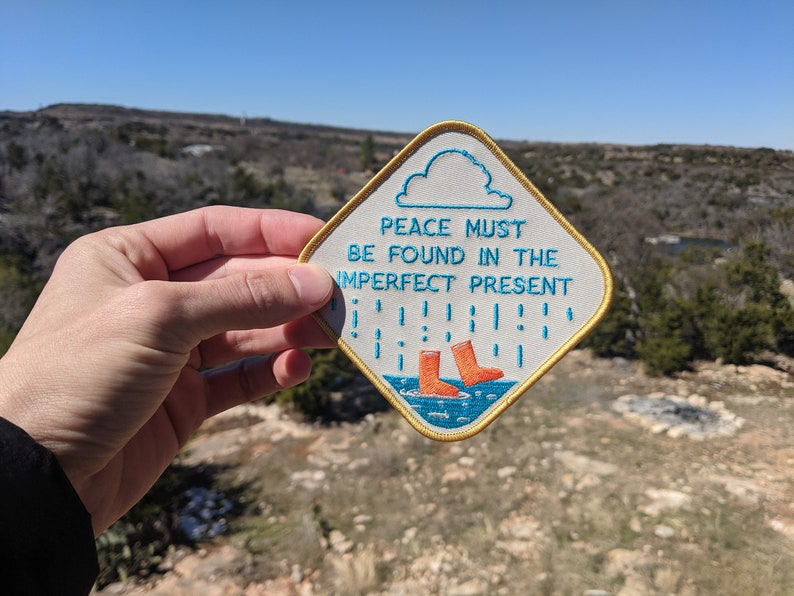 Marcus Aurelius Meditations Stoicism Quote Iron On Patch