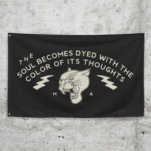 Marcus Aurelius The Soul Becomes Dyed with the Color of Its Thoughts Flag