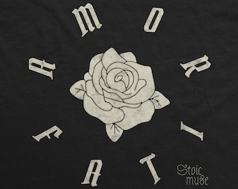 Amor Fati Rose Graphic Unisex T-Shirt