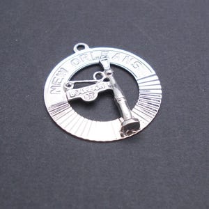 Vintage Crea Charm Sterling Silver New Orleans