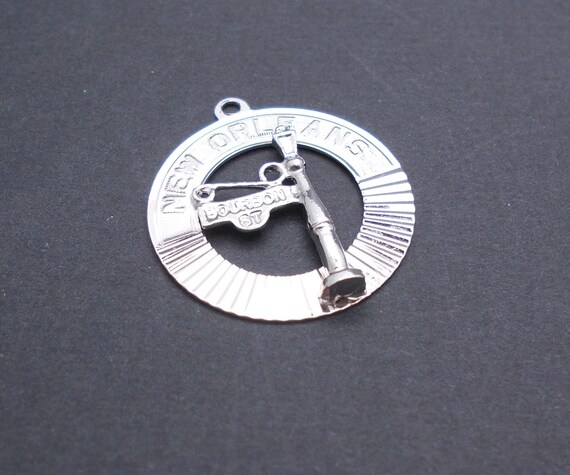 Vintage Crea Charm Sterling Silver New Orleans