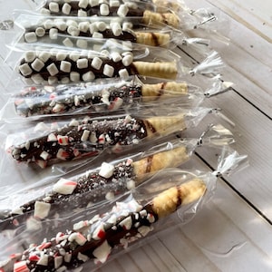 Cookie Stirrers, Hot Cocoa, Christmas favors, Party Favors