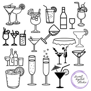 drinks bundle svg, wine svg, drinks svg, cocktail drinks svg, beer drinks svg, alcohol bundle svg, digital, drinking clipart, drinks png