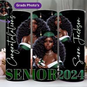 Senior Graduation Gift, Senior 2024 Tumbler, Graduation Tumblers, Senior Tumbler 2024, Class of 2024, Personalized Grad Gifts, Retro Senior