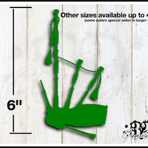 Vinyl Bagpipes Decal - Etsy