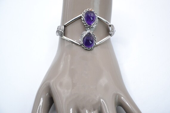 Important Whitegoat Navajo Native American Jewelry jewelry Amethyst Hand Woven Necklace Important Whitegoat Navajo Native American Jewelry jewelry Amethyst Hand Woven Necklace