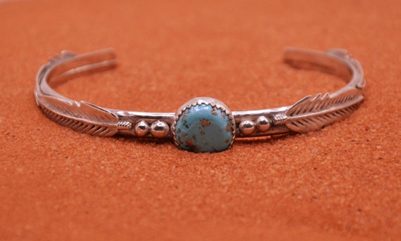 One Best Jesus Cross Vintage Native American Navajo Royston Turquoise Sterling Silver Bracelet One Best Jesus Cross Vintage Native American Navajo Royston Turquoise Sterling Silver Bracelet