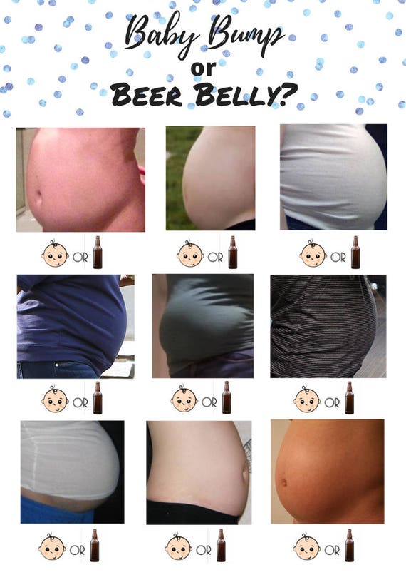 Baby Bump or Beer Belly Baby Belly or Beer Belly Baby Etsy
